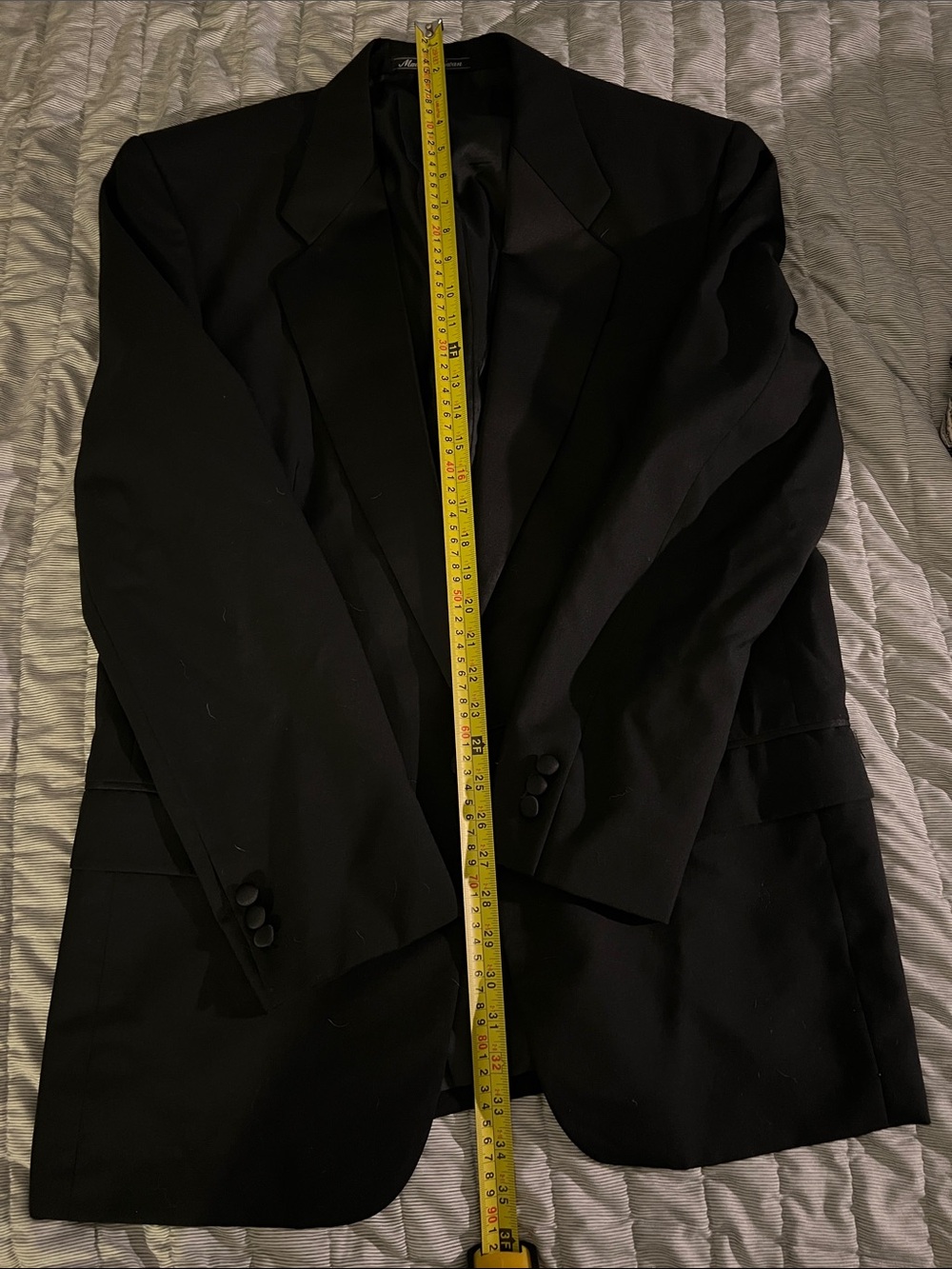 Pierre Balmain Black Men's Tuxedo Coat